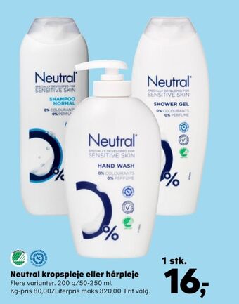 SuperBrugsen Neutral shampoo tilbud
