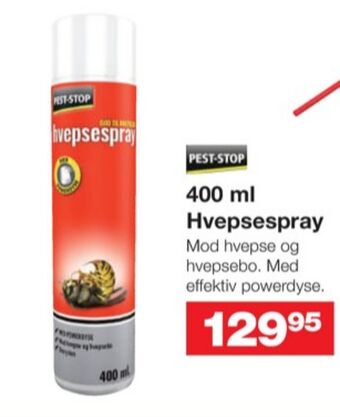 Pest-stop hvepsefri