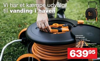 Bauhaus Fiskars slangevogn tilbud