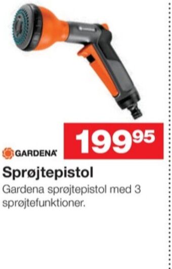 Bauhaus Gardena sprøjtepistol tilbud