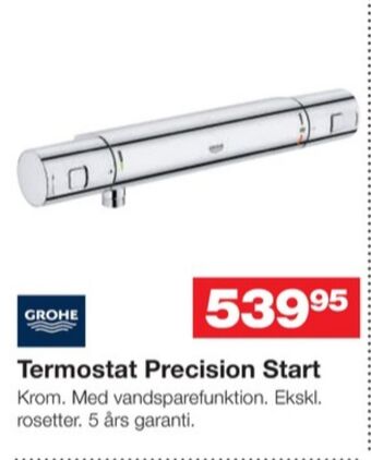 Bauhaus Hansgrohe termostatarmatur tilbud