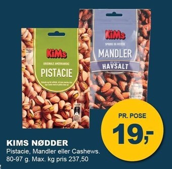 Let-Køb Kims nødder tilbud