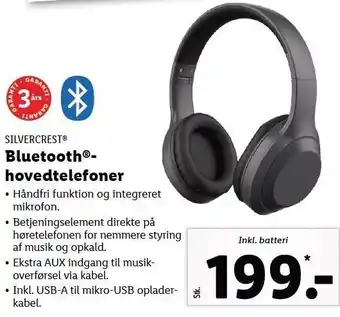 Lidl Bluetooth hovedtelefoner tilbud