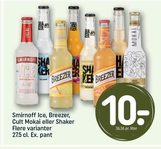 smirnoff ice breezer