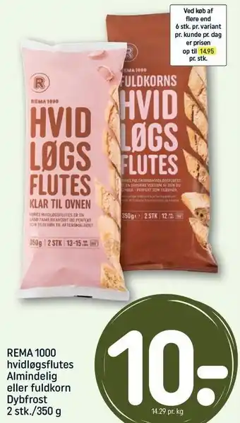 REMA 1000 Hvidløgs flutes tilbud