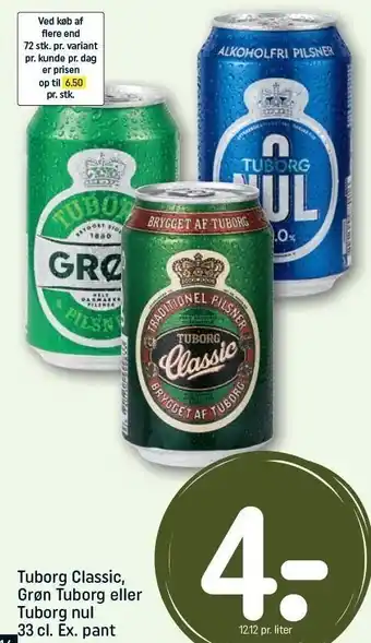 REMA 1000 Tuborg tilbud