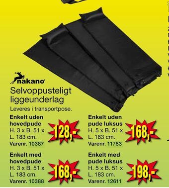 Harald Nyborg Selvoppusteligt liggeunderlag tilbud