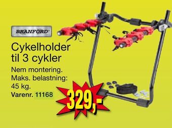 Harald Nyborg Cykelholder til 3 cykler tilbud
