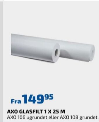 Davidsen Axo glasfilt tilbud