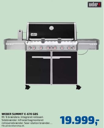 Davidsen Weber gasgrill tilbud