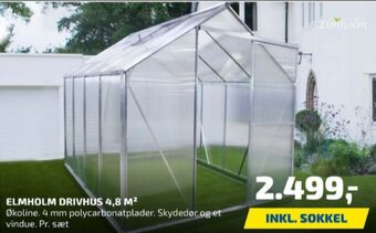 Davidsen Elmholm drivhus tilbud