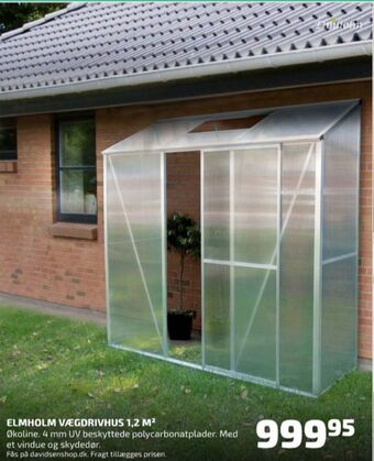 Davidsen Elmholm drivhus tilbud