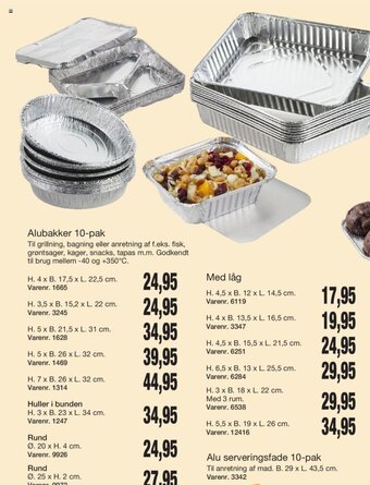 Harald Nyborg Alubakker 10-pak tilbud