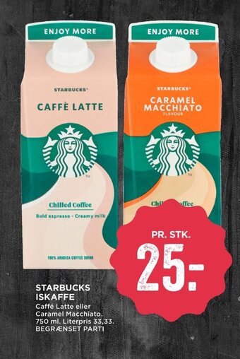 MENY Starbucks Iskaffe tilbud