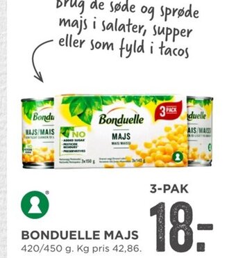 MENY Bonduelle Majs tilbud