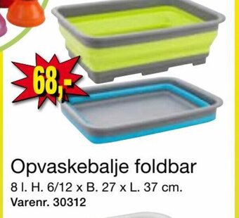 Harald Nyborg Opvaskebalje Foldbar tilbud
