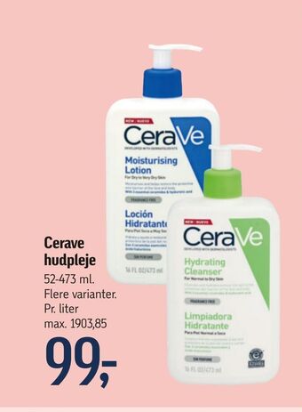 Føtex Cerave hudpleje tilbud