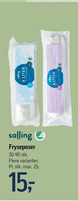 Føtex Fryseposer tilbud