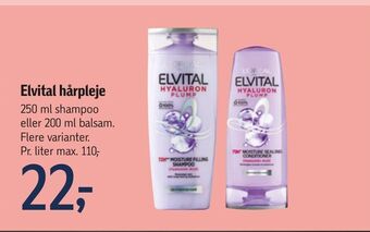 Føtex Elvital hårpleje tilbud