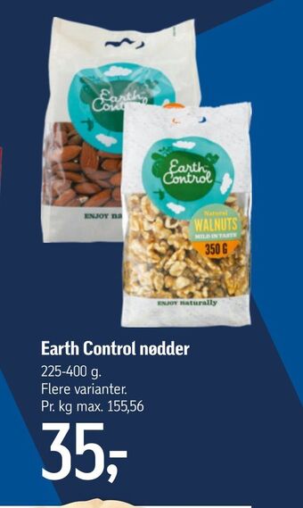 Føtex Earth Control nødder tilbud