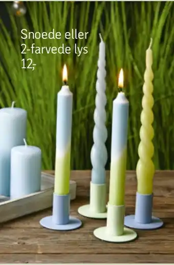 Føtex Snoede eller 2-farvede lys tilbud
