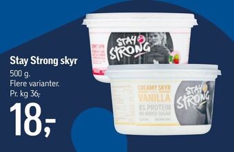 Føtex Stay Strong skyr tilbud