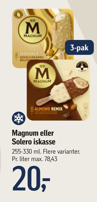 Føtex Magnum eller Solero iskasse tilbud