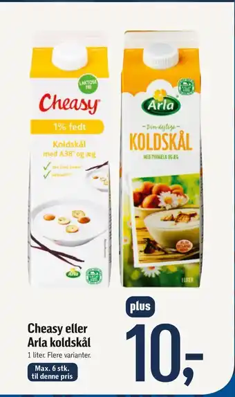 Føtex Cheasy eller Arla koldskål tilbud