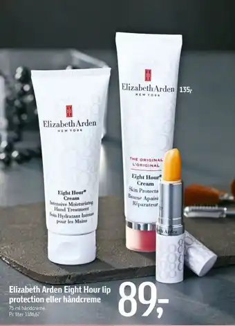 Elizabeth Arden Eight Hour lip protection eller håndcreme