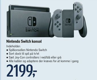 Føtex Nintendo Switch konsol tilbud