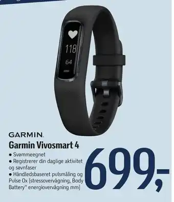 Føtex Garmin Vivosmart 4 tilbud