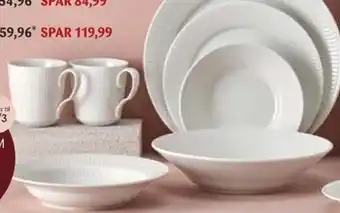 Kop & Kande Stel Krus.2-pak.28cl, Dyb tallerken.24 cm, Middagstellerken.27cm tilbud