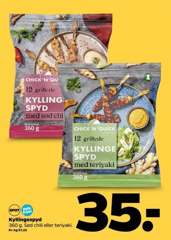 Netto Chick n quick kyllingespyd tilbud