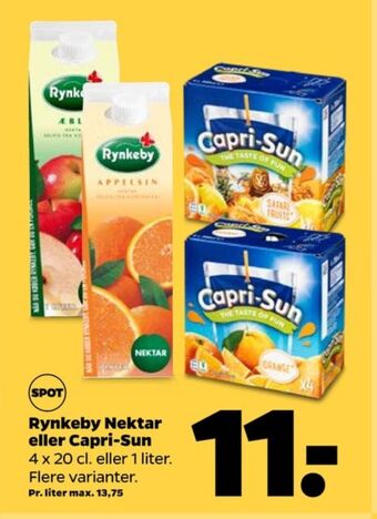 Netto Nektar juice tilbud