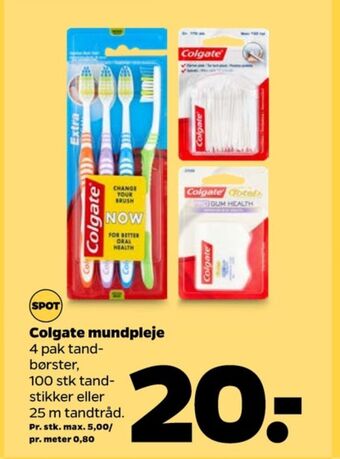 Netto Colgate tandbørste tilbud