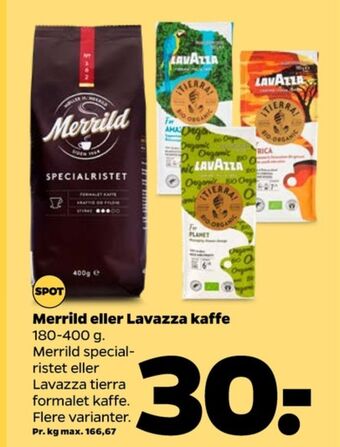 Netto Specialristet kaffe formalet tilbud