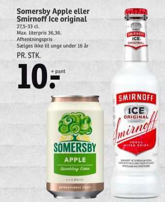 SPAR Smirnoff ice rtd-cider tilbud