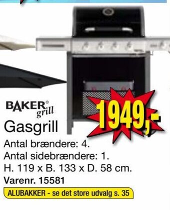Harald Nyborg Baker Grill Gasgrill tilbud