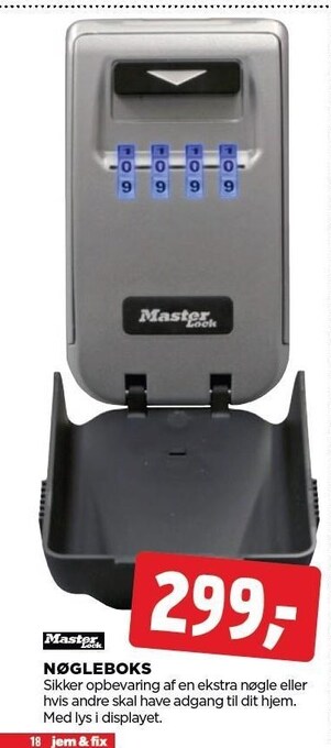 jem & fix Nøgleboks tilbud
