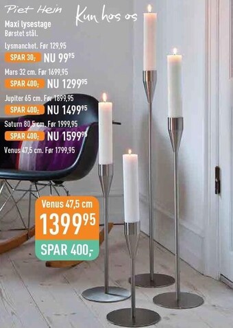 Maxi lysestage