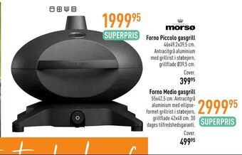 Imerco Forno Medio gasgrill tilbud