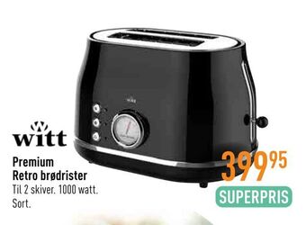 Imerco Premium Retro brødrister tilbud