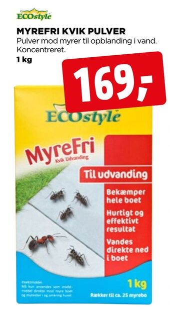 jem & fix Myrefri kvik pulver tilbud