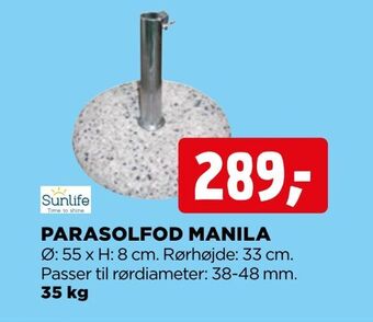 jem & fix Parasolfod manila tilbud