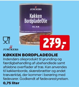 jem & fix Køkken bordpladeolie tilbud