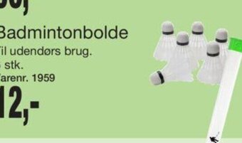 Harald Nyborg Badmintonbolde tilbud