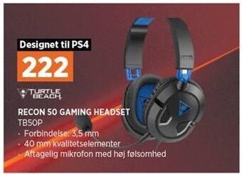 Power Recon 50 gaming headset tilbud