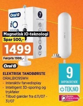 Power Elektrisk tandbørste tilbud