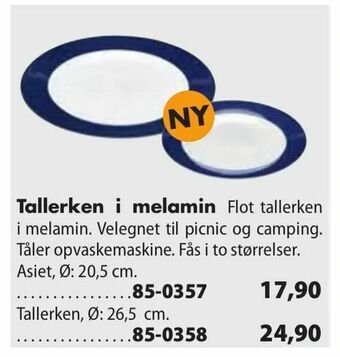 Tallerken i melamin