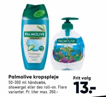 Bilka Palmolive kropspleje tilbud